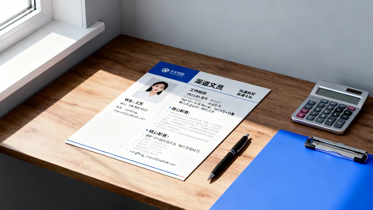 渠道文员简历怎么写，渠道文员简历范文模板有哪些？-图2
