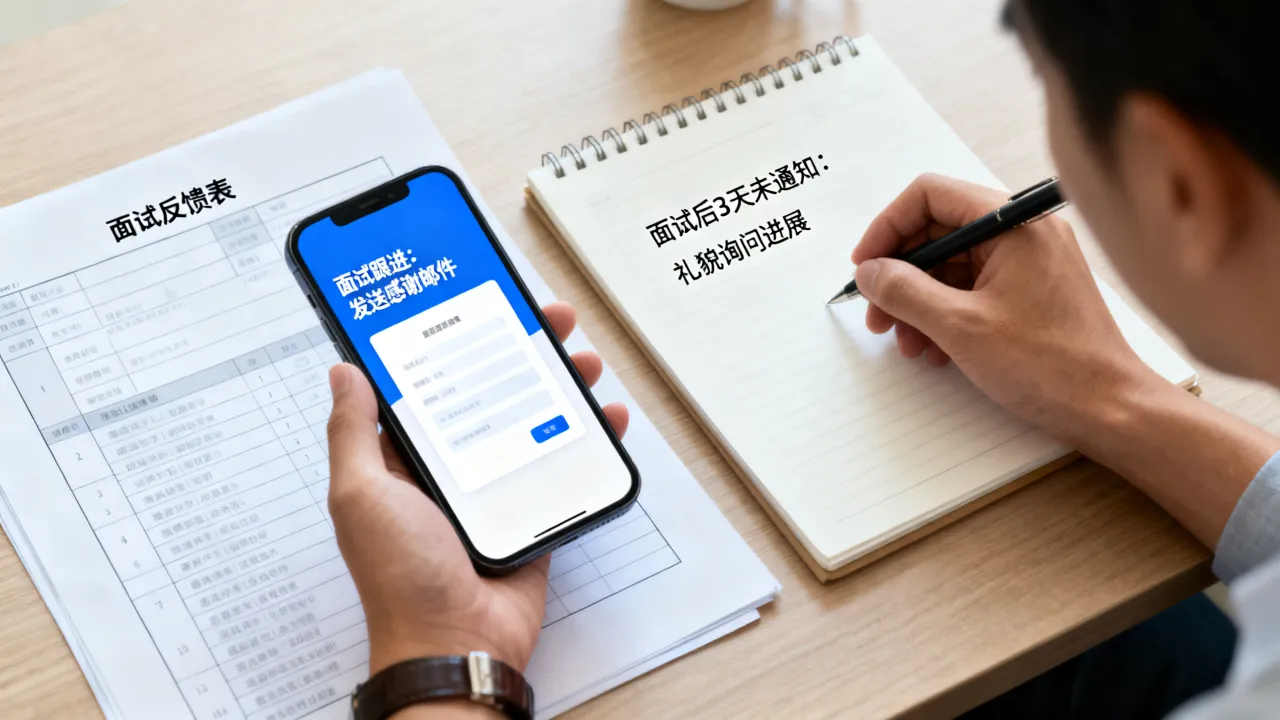 人事面试结束后如何跟进,面试后没通知怎么办?