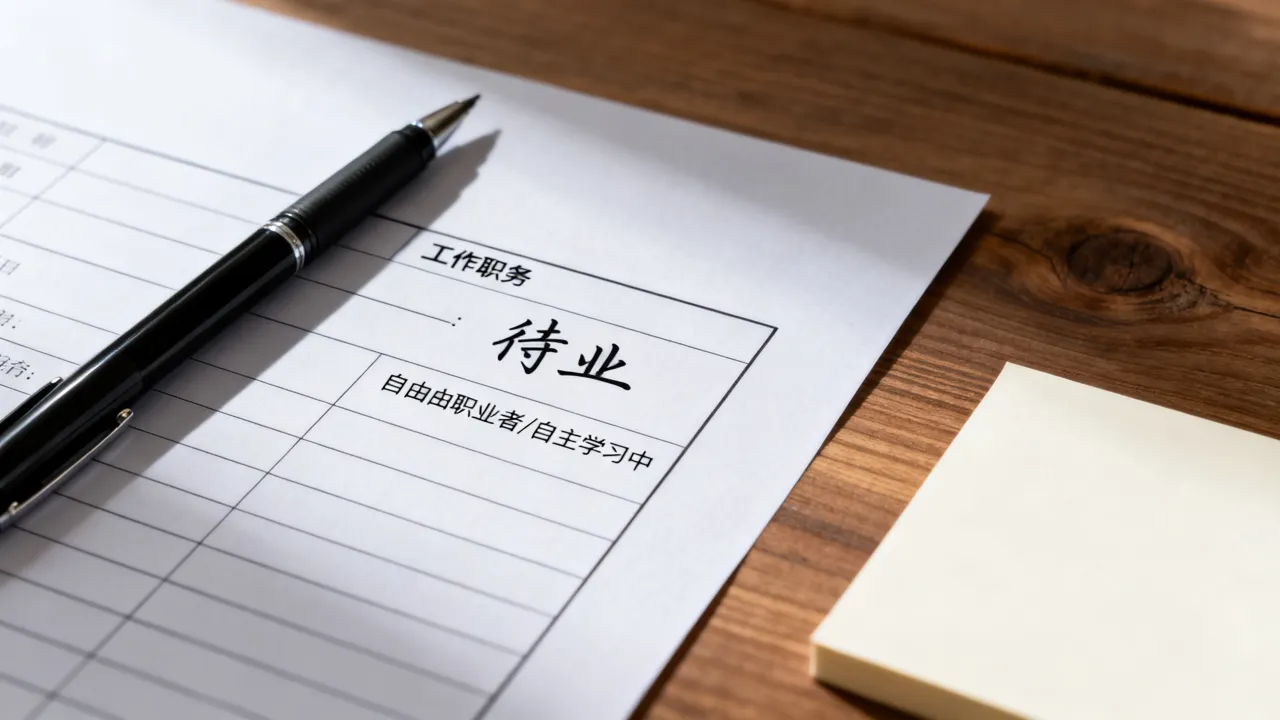 没工作职务怎么写?没工作职务怎么填简历才正确?
