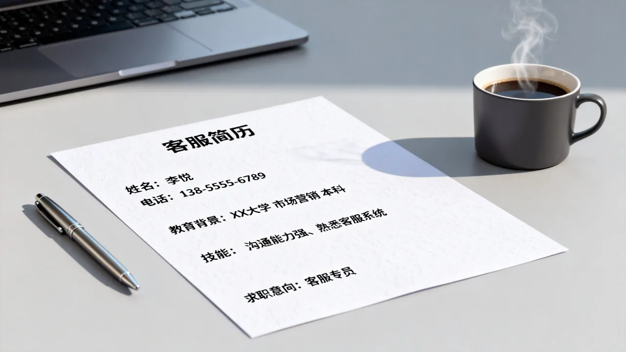 客服简历怎么写,没有经验求职客服简历怎么写好