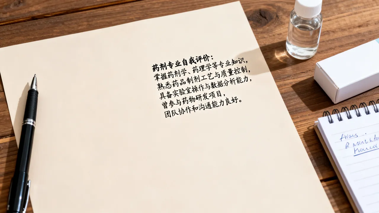 药剂专业怎么写简历?药学毕业生简历自我评价怎么写