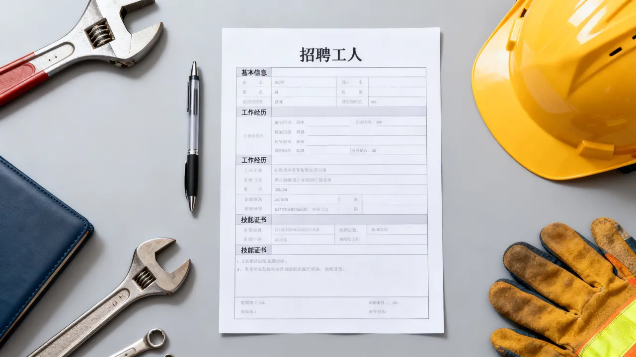 招聘工人简历怎么写好，招工简历模板范文哪找-图3