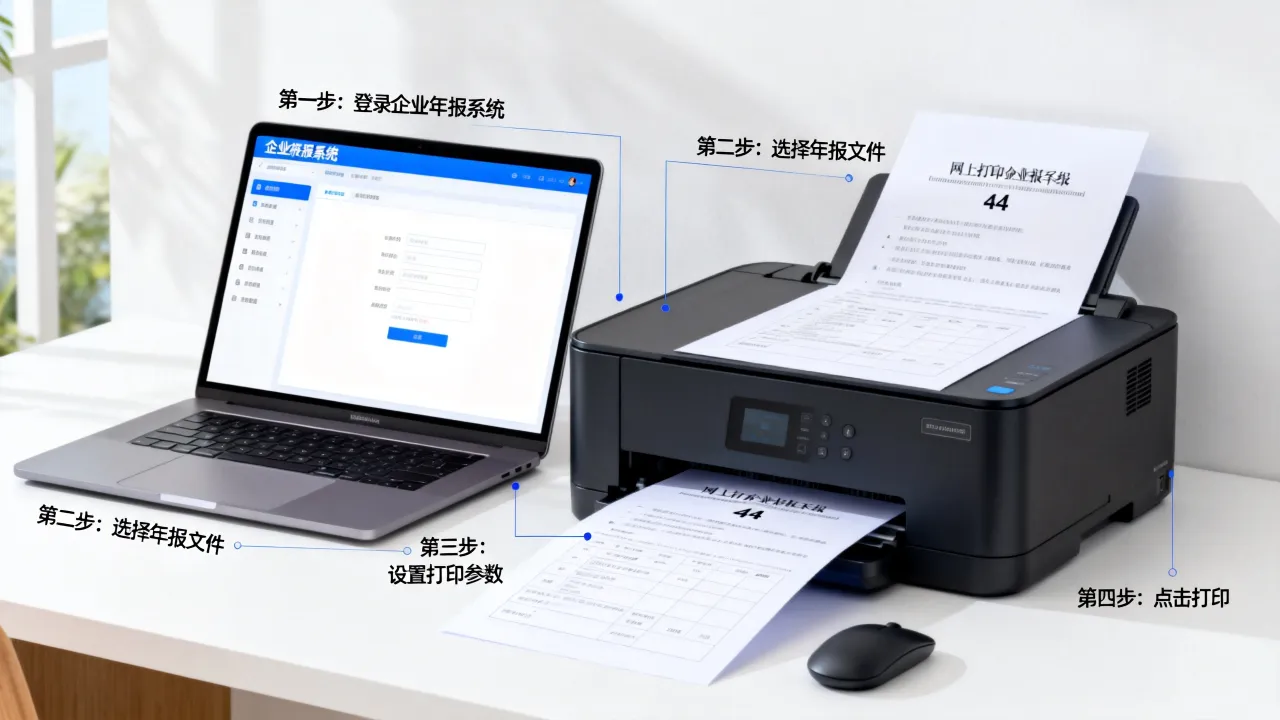 如何打印企业年报,网上打印具体步骤是什么?-图2 如何打印企业年报,网上打印具体步骤是什么?-图2
