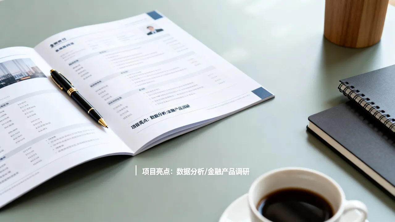 金融项目简历怎么写，没有项目经验如何突出项目亮点？-图2