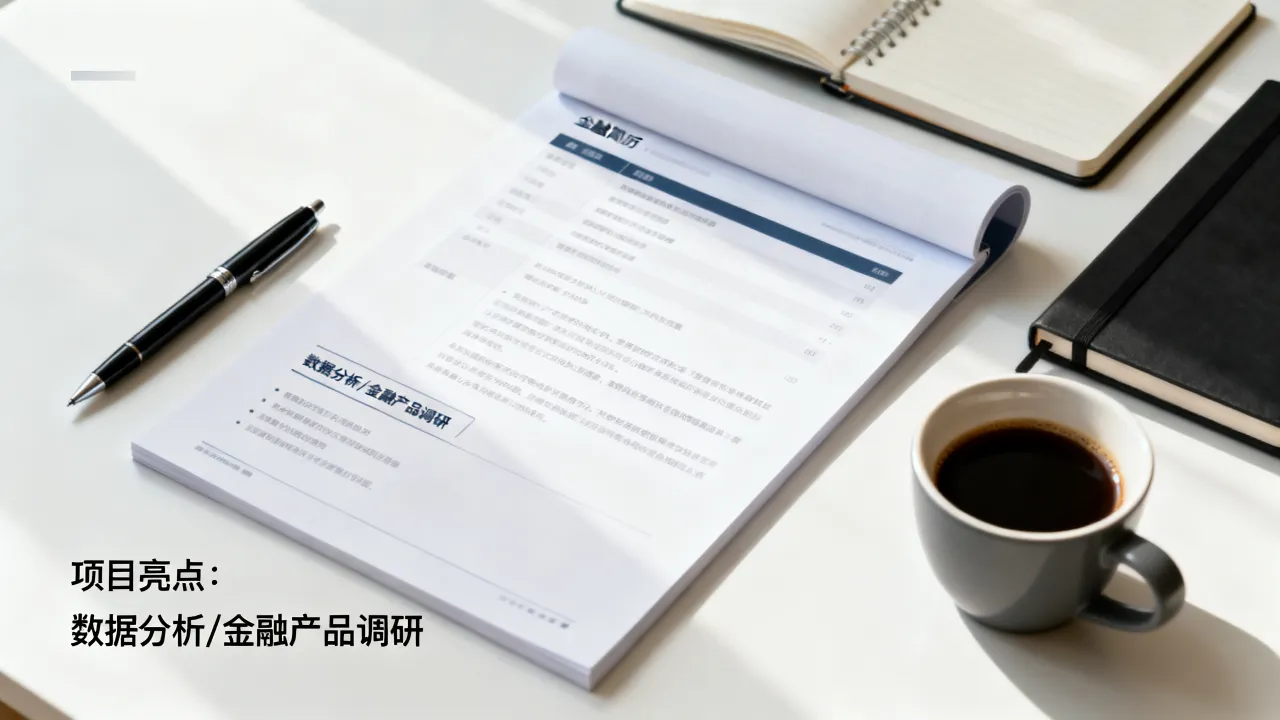 金融项目简历怎么写，没有项目经验如何突出项目亮点？-图3