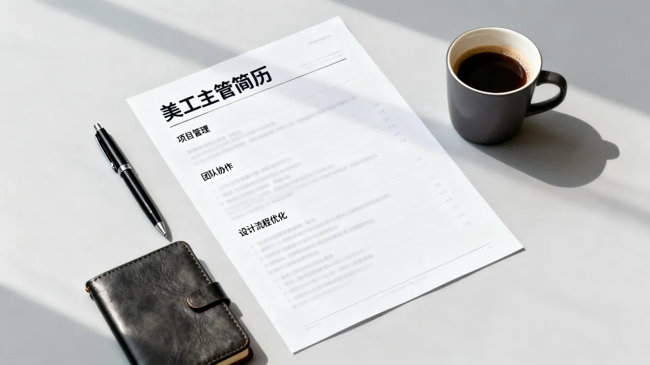 美工主管简历怎么写?没经验如何突出管理能力?