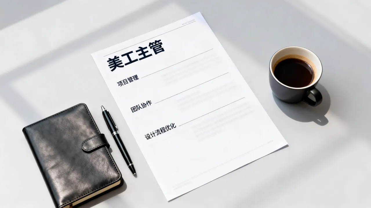 美工主管简历怎么写？没经验如何突出管理能力？-图2