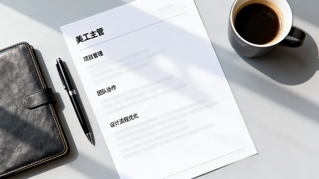 美工主管简历怎么写？没经验如何突出管理能力？-图3