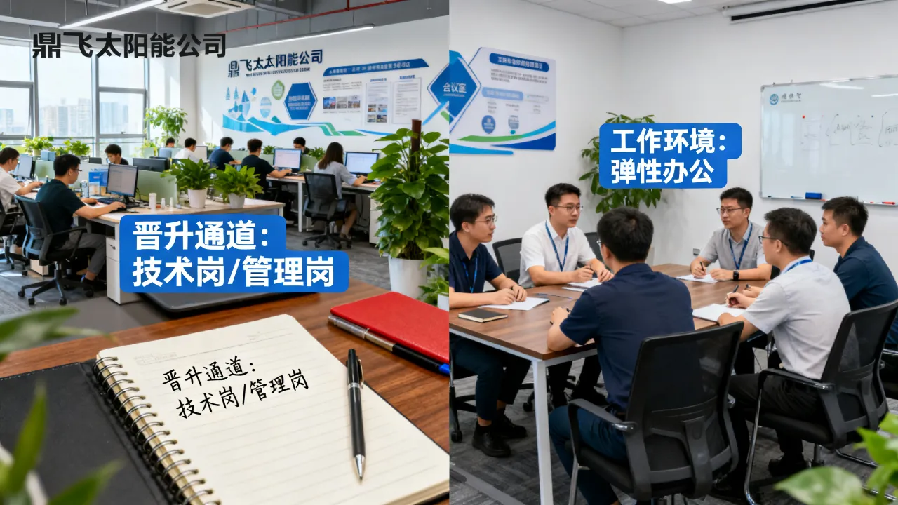 鼎飞太阳能招聘靠谱吗，工作环境和晋升空间怎么样-图2