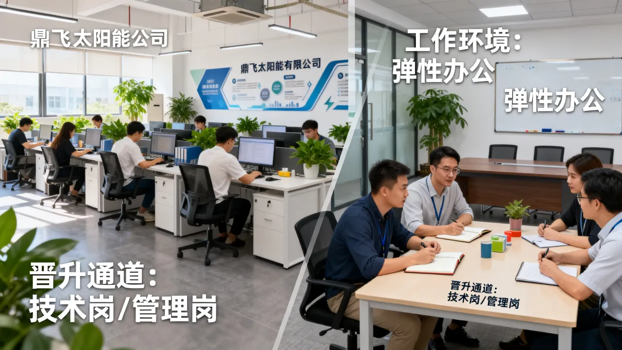 鼎飞太阳能招聘靠谱吗，工作环境和晋升空间怎么样-图3