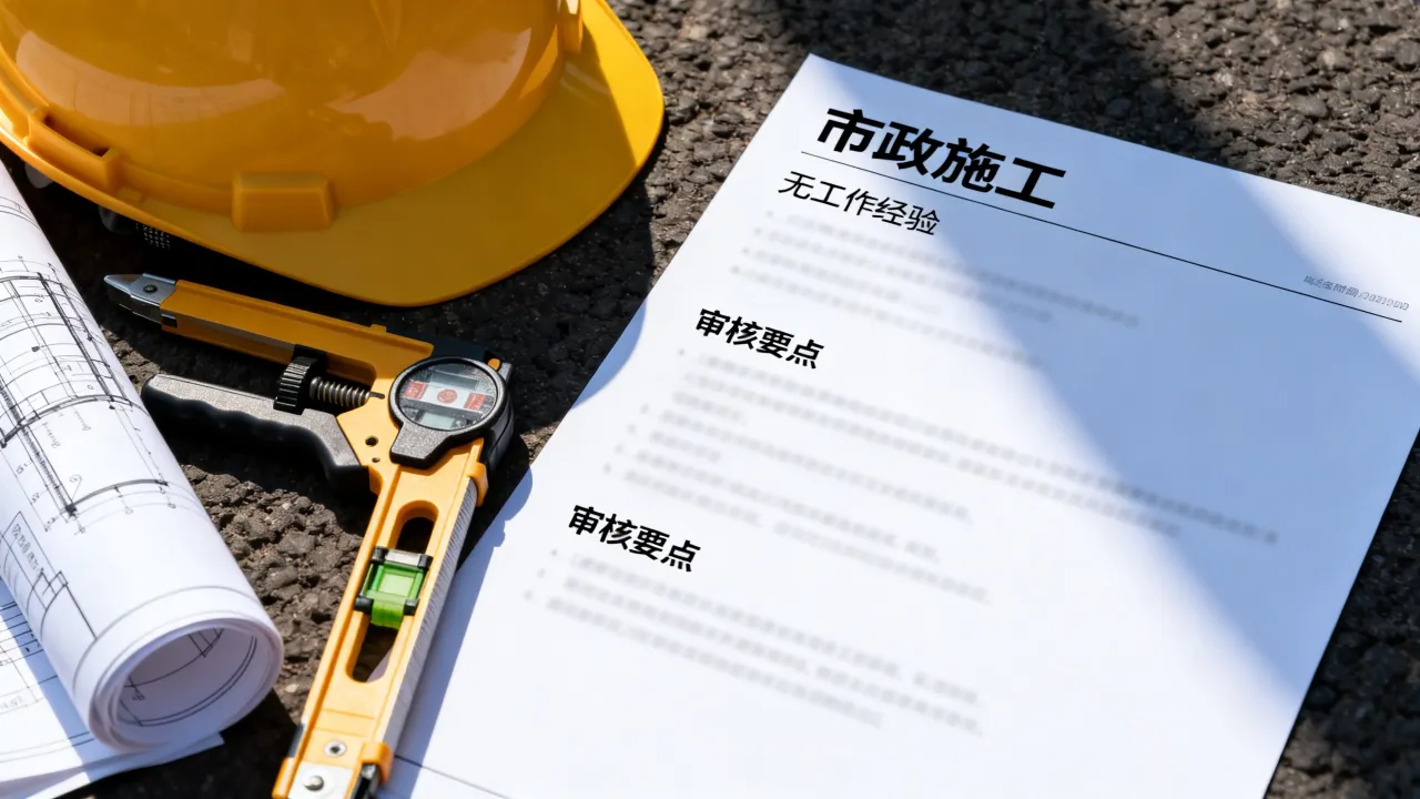 市政施工简历怎么写才好,没有工作经验能通过审核吗?