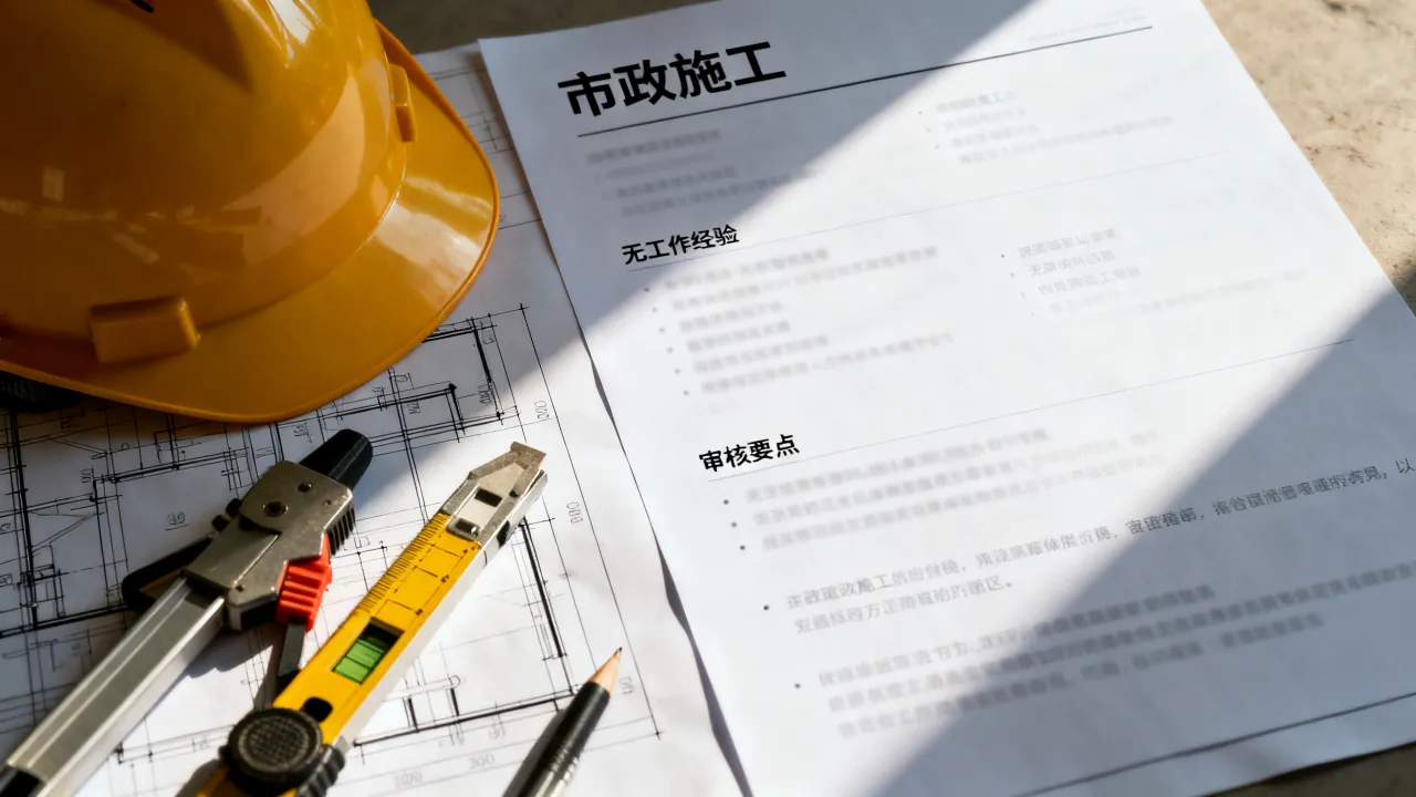 市政施工简历怎么写才好,没有工作经验能通过审核吗?-图2 市政施工简历怎么写才好,没有工作经验能通过审核吗?-图2