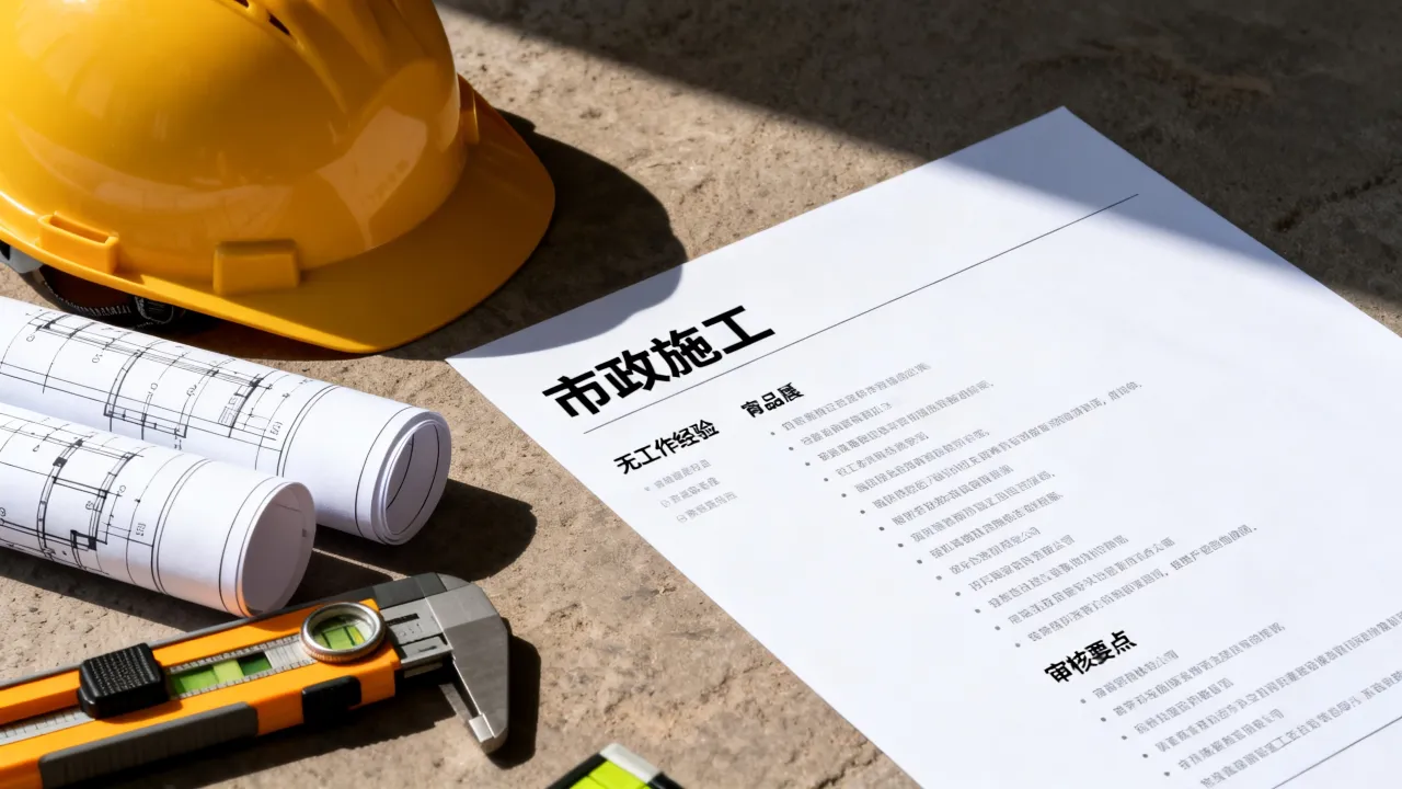 市政施工简历怎么写才好,没有工作经验能通过审核吗?-图3 市政施工简历怎么写才好,没有工作经验能通过审核吗?-图3