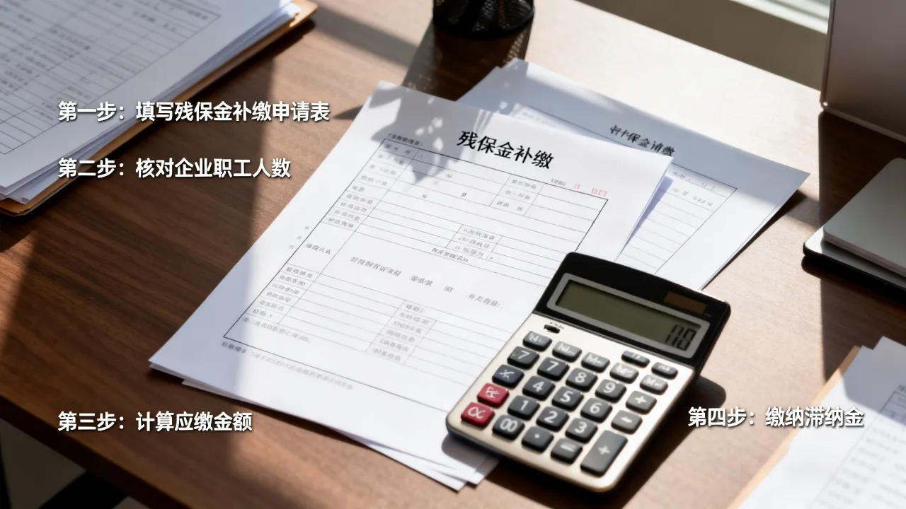 残保金如何补缴,残保金补缴流程及滞纳金怎么算