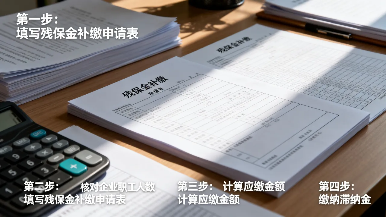 残保金如何补缴,残保金补缴流程及滞纳金怎么算-图3 残保金如何补缴,残保金补缴流程及滞纳金怎么算-图3