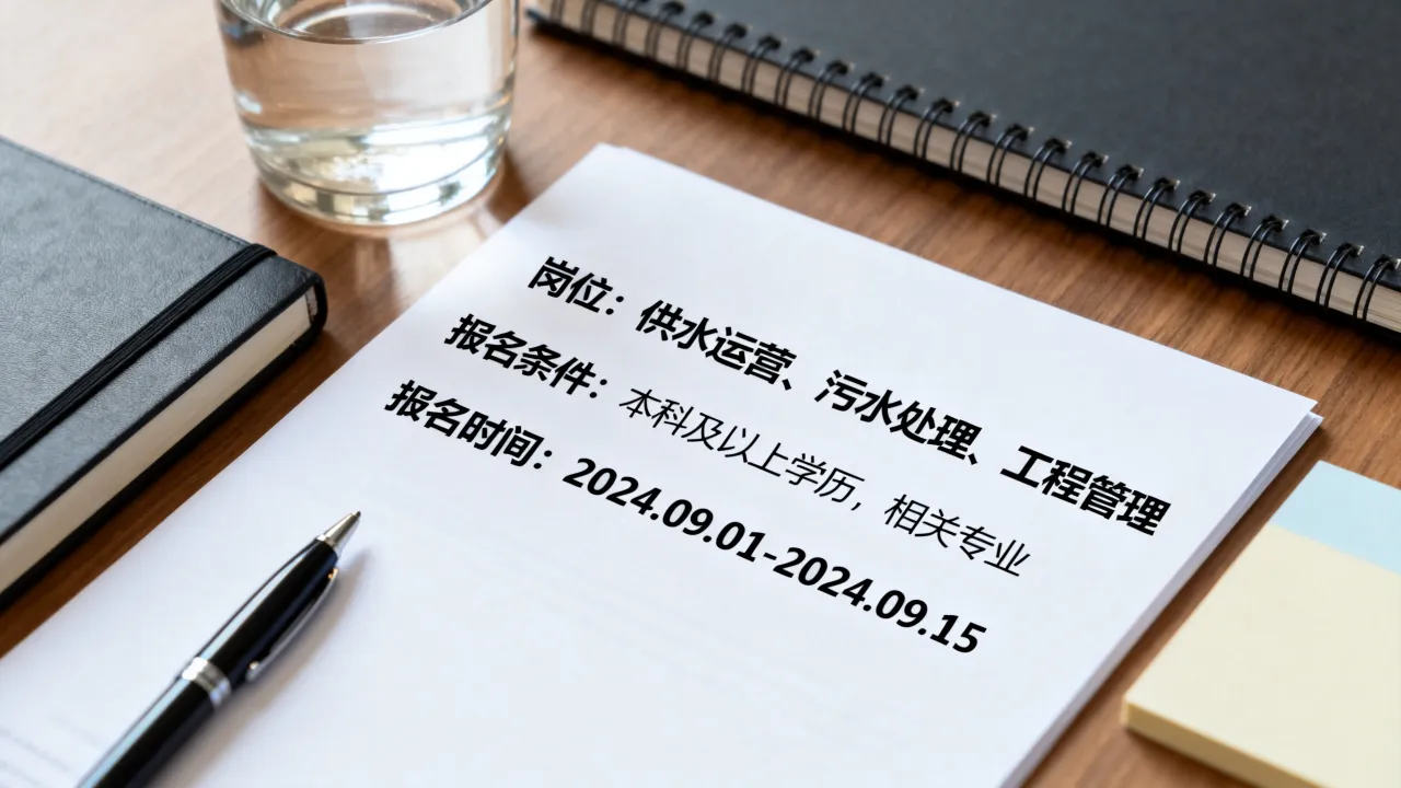 上海城投水务集团招聘有哪些岗位?报名条件及时间是什么