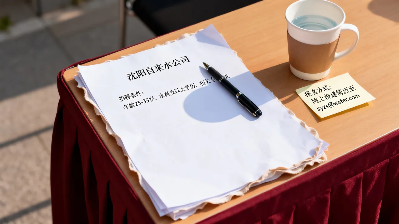 沈阳自来水公司招聘具体有哪些条件?怎么报名
