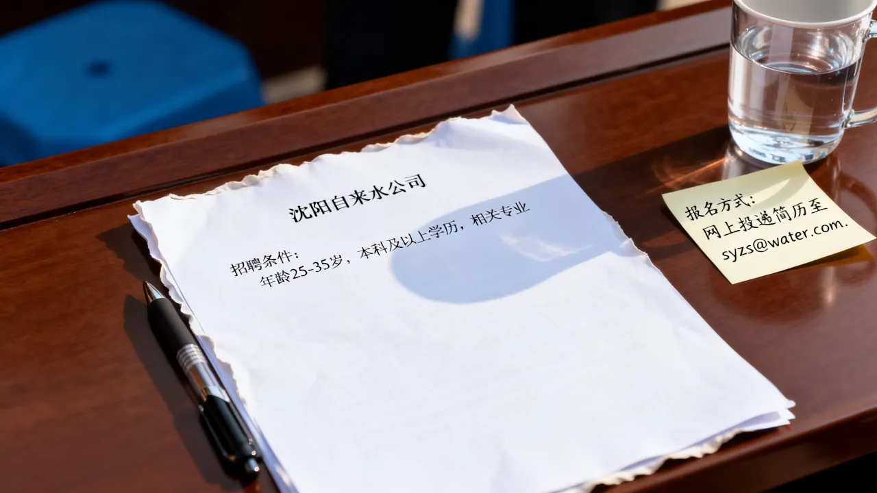 沈阳自来水公司招聘具体有哪些条件?怎么报名-图3 沈阳自来水公司招聘具体有哪些条件?怎么报名-图3