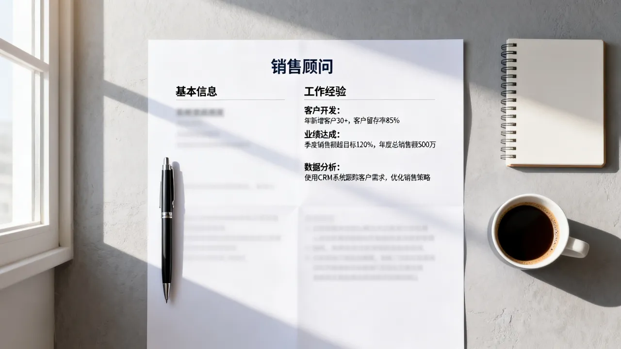 销售顾问怎么写进简历？销售顾问简历工作经验怎么写