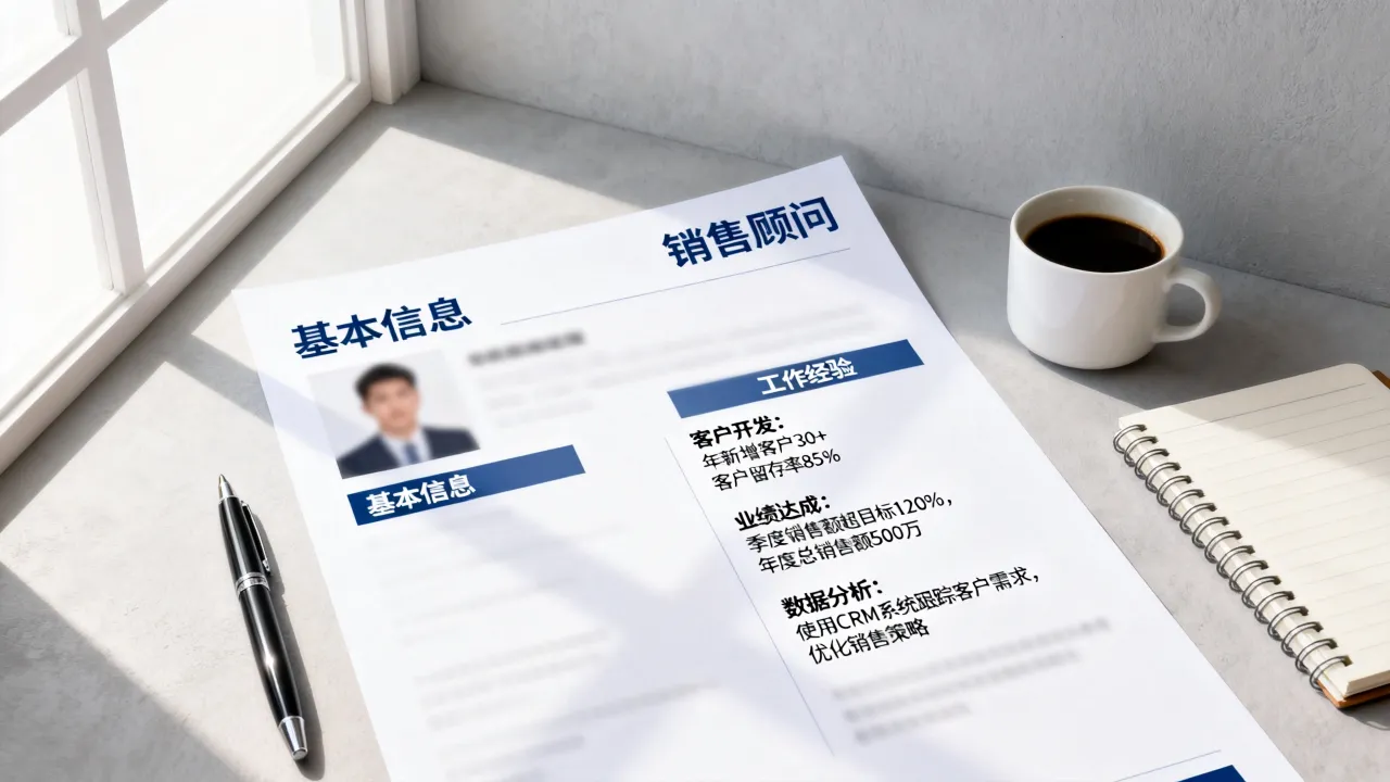 销售顾问怎么写进简历?销售顾问简历工作经验怎么写-图2 销售顾问怎么写进简历?销售顾问简历工作经验怎么写-图2