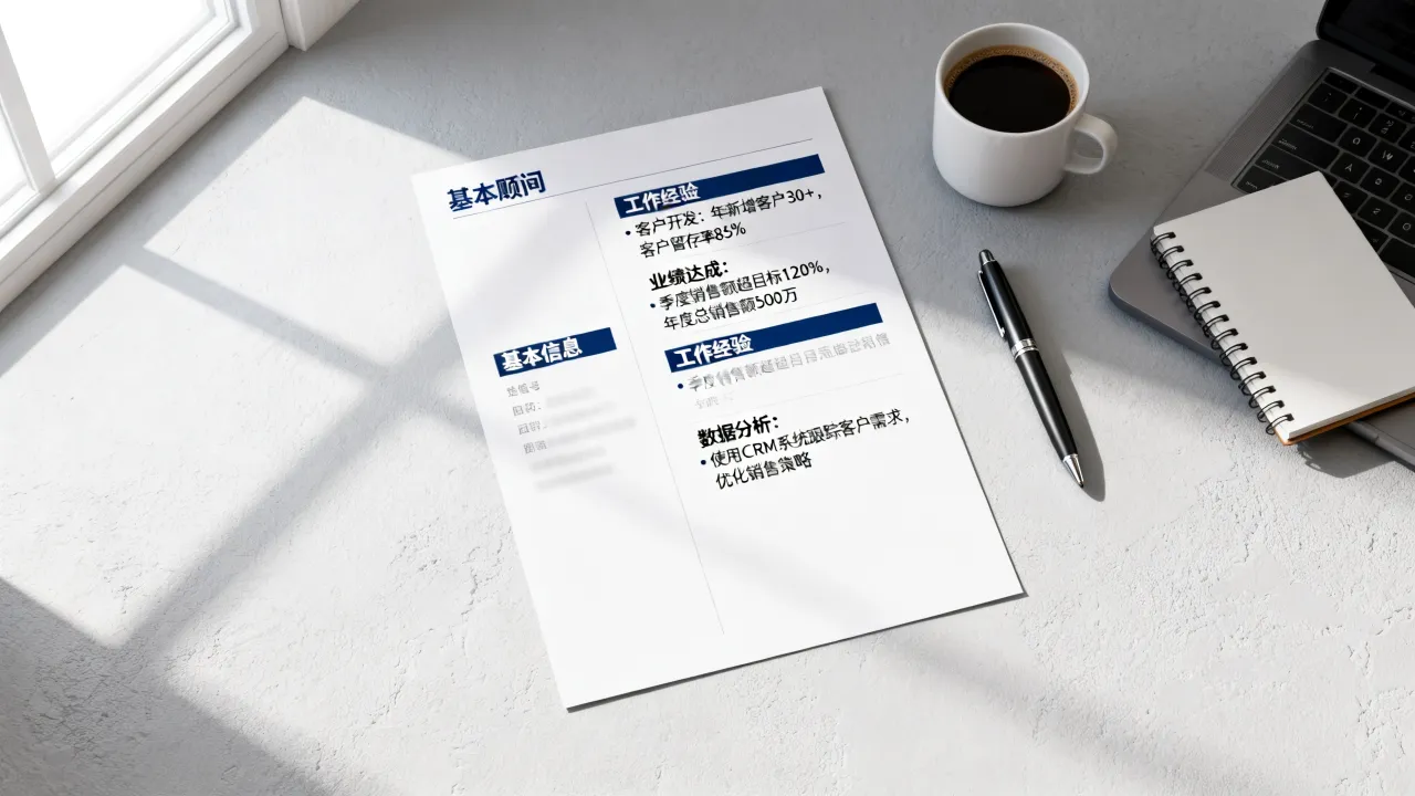 销售顾问怎么写进简历?销售顾问简历工作经验怎么写-图3 销售顾问怎么写进简历?销售顾问简历工作经验怎么写-图3