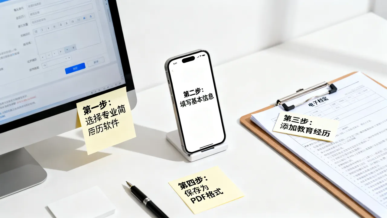 电子档案简历怎么制作,有哪些详细步骤和技巧?-图2 电子档案简历怎么制作,有哪些详细步骤和技巧?-图2