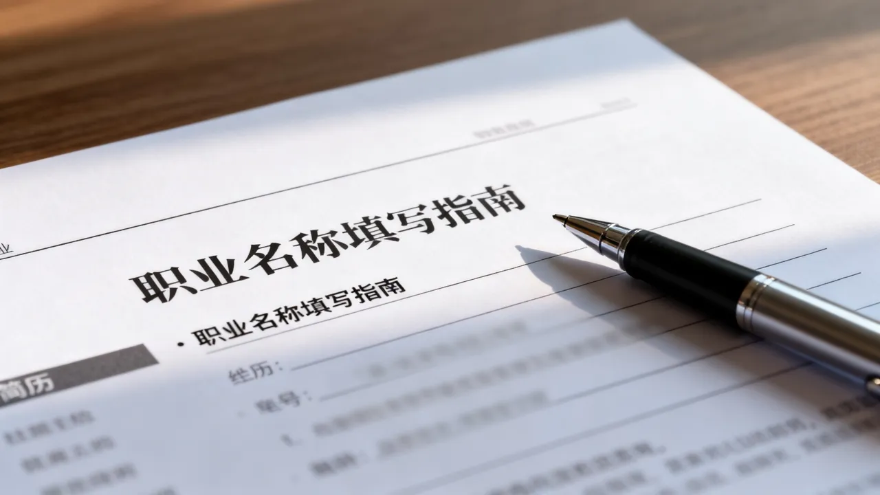 求职职业名称怎么填?简历职业名称怎么填写才正确-图2 求职职业名称怎么填?简历职业名称怎么填写才正确-图2