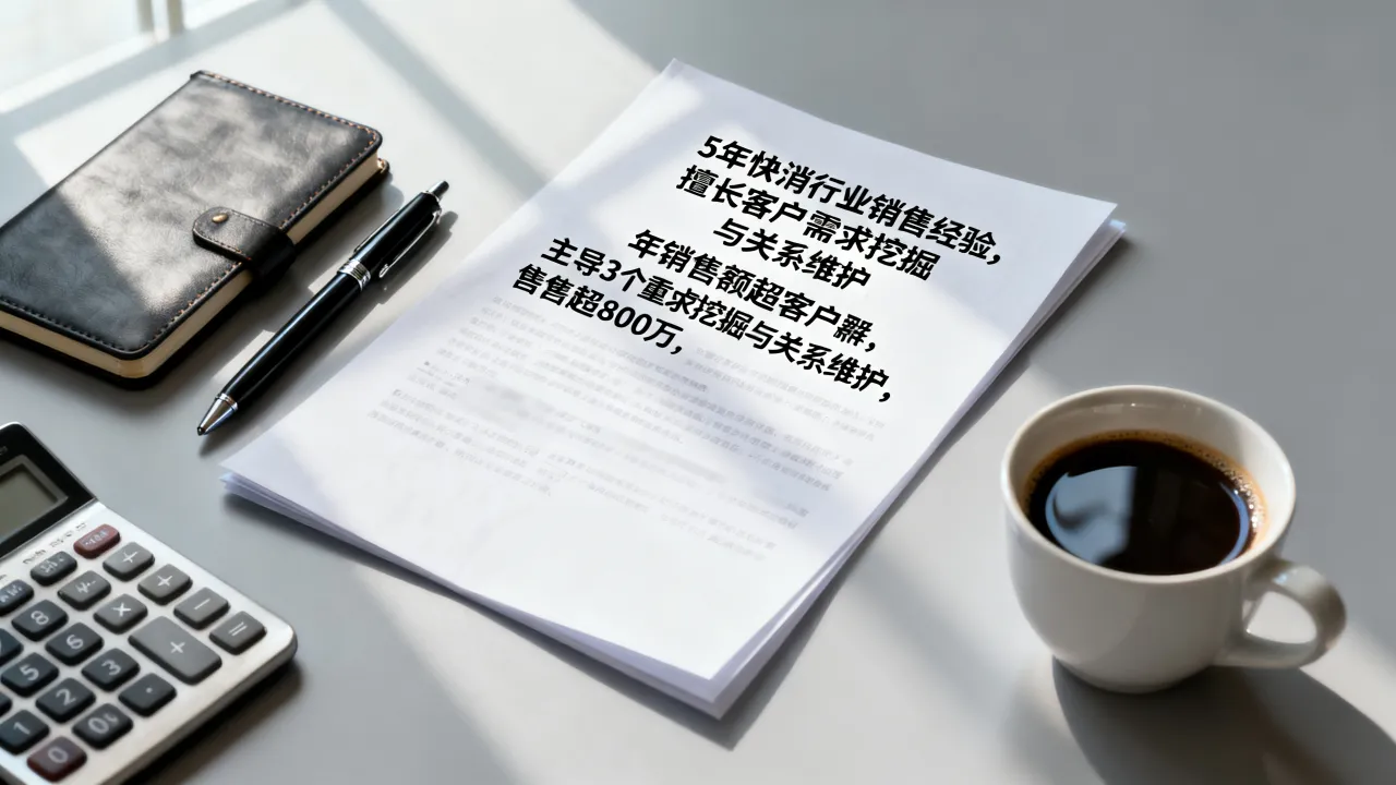 求职销售简历怎么填?销售岗位简历自我评价怎么写