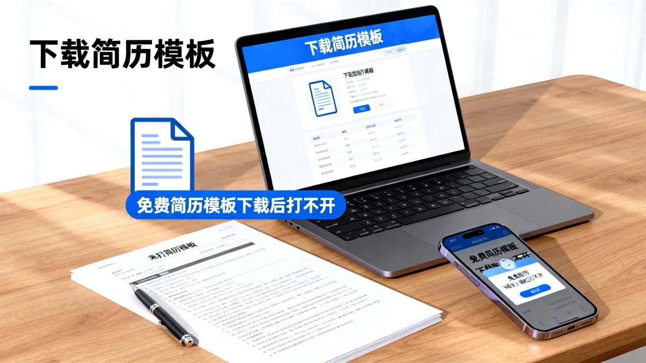 下载简历模板怎么打开,免费简历模板下载后打不开怎么办-图3 下载简历模板怎么打开,免费简历模板下载后打不开怎么办-图3