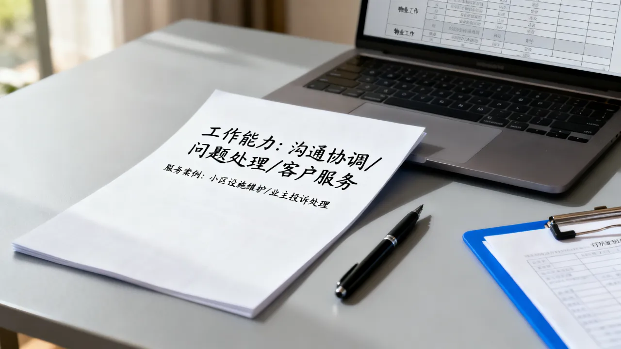 物业的简历怎么写才吸引人,没有经验怎么描述工作能力?-图3 物业的简历怎么写才吸引人,没有经验怎么描述工作能力?-图3