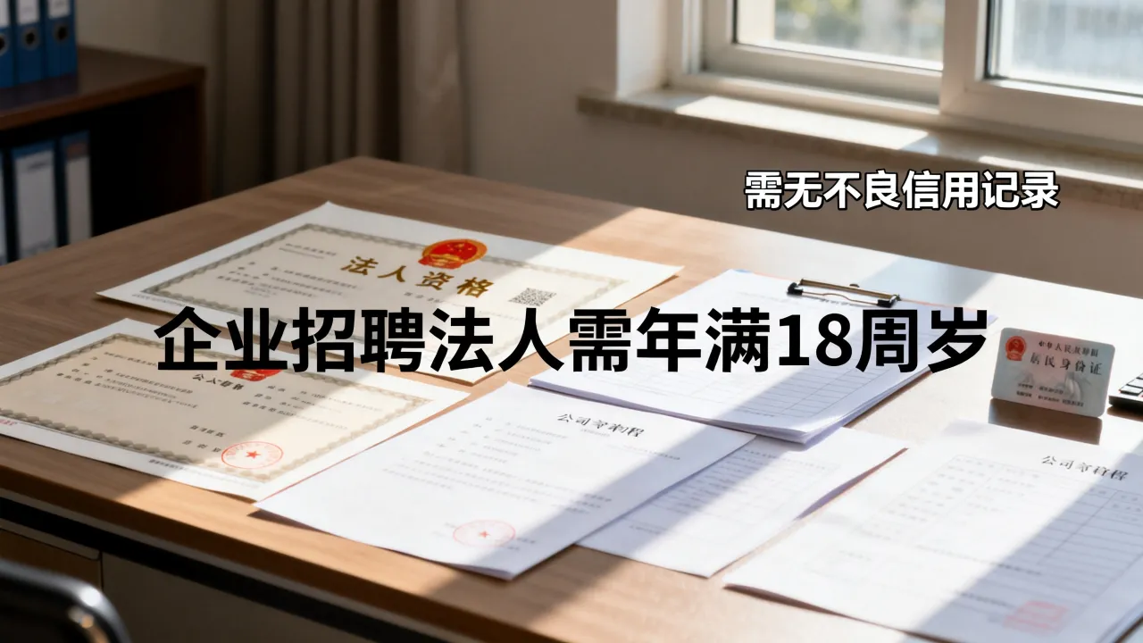 企业招聘法人需要什么条件?法人任职资格有哪些?-图2 企业招聘法人需要什么条件?法人任职资格有哪些?-图2