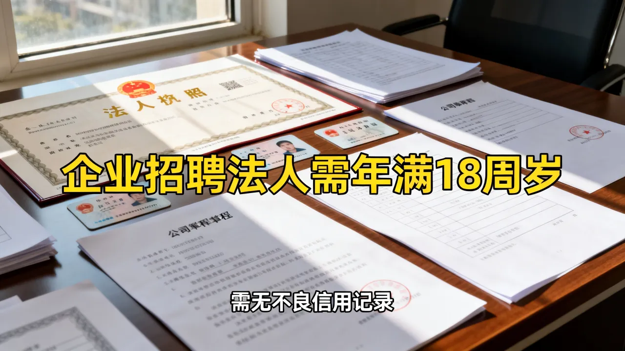 企业招聘法人需要什么条件?法人任职资格有哪些?-图3 企业招聘法人需要什么条件?法人任职资格有哪些?-图3