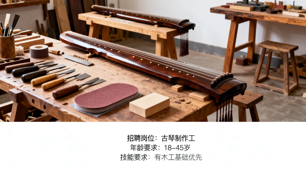 扬州古琴厂招聘信息在哪看,古琴厂招工条件有哪些?