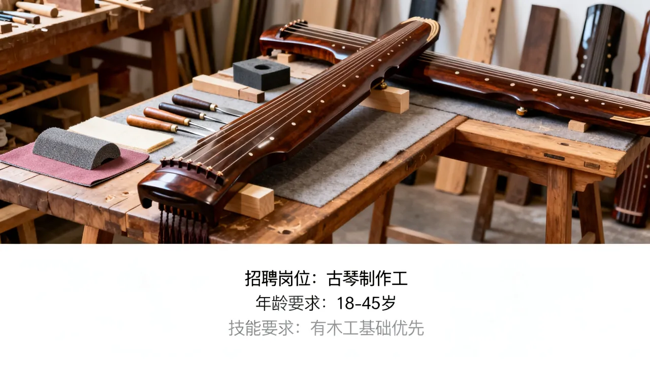 扬州古琴厂招聘信息在哪看，古琴厂招工条件有哪些？-图2