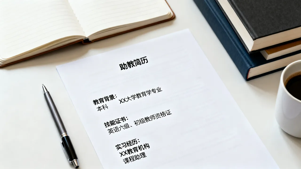 助教的简历怎么写?没有教学经验如何写好助教简历?-图2 助教的简历怎么写?没有教学经验如何写好助教简历?-图2