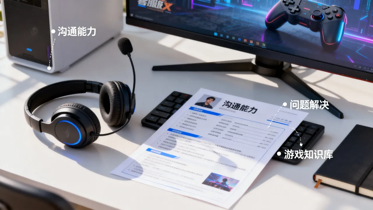 游戏客服怎么写简历,游戏客服简历需要写哪些技能