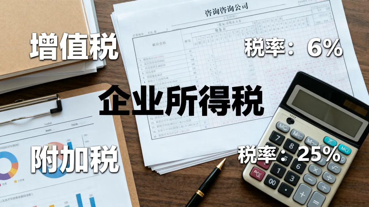 咨询公司如何交税,税种和税率怎么算-图2 咨询公司如何交税,税种和税率怎么算-图2