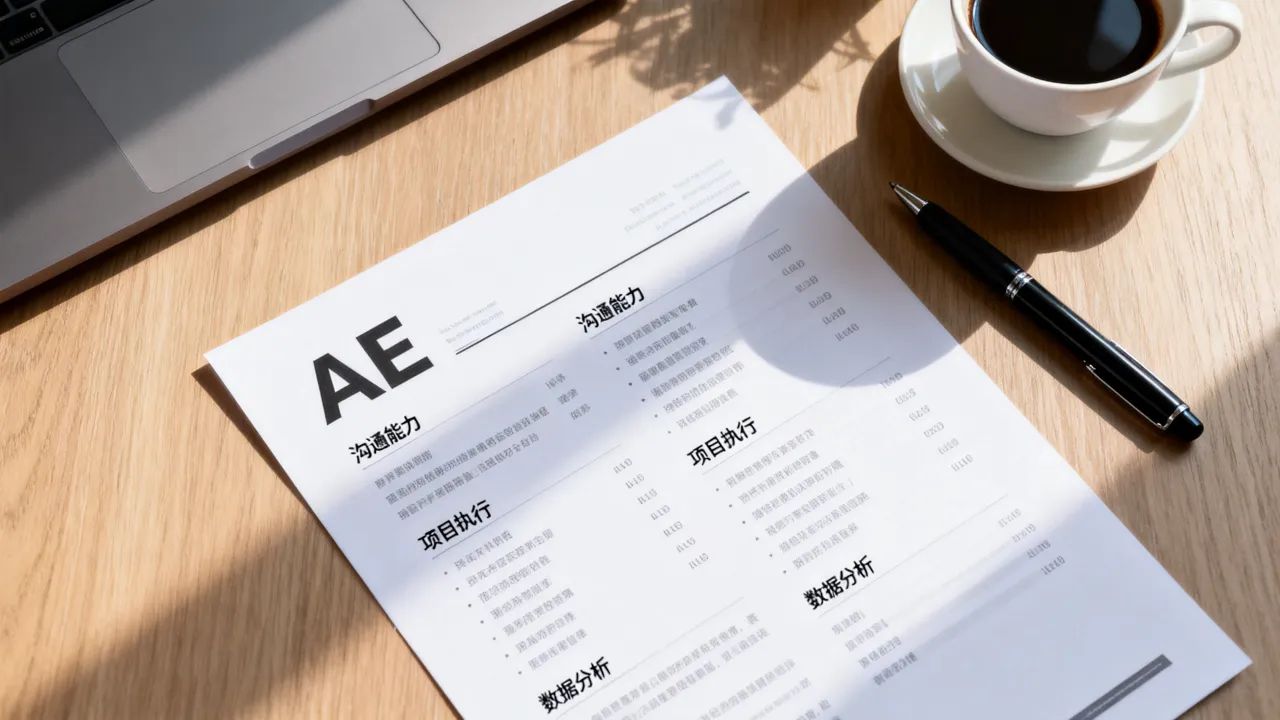 AE简历优势怎么写,如何突出简历中的AE优势?