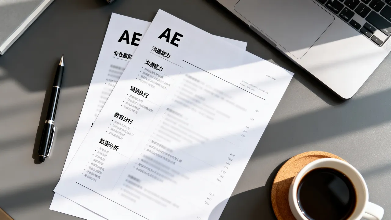 AE简历优势怎么写,如何突出简历中的AE优势?-图3 AE简历优势怎么写,如何突出简历中的AE优势?-图3