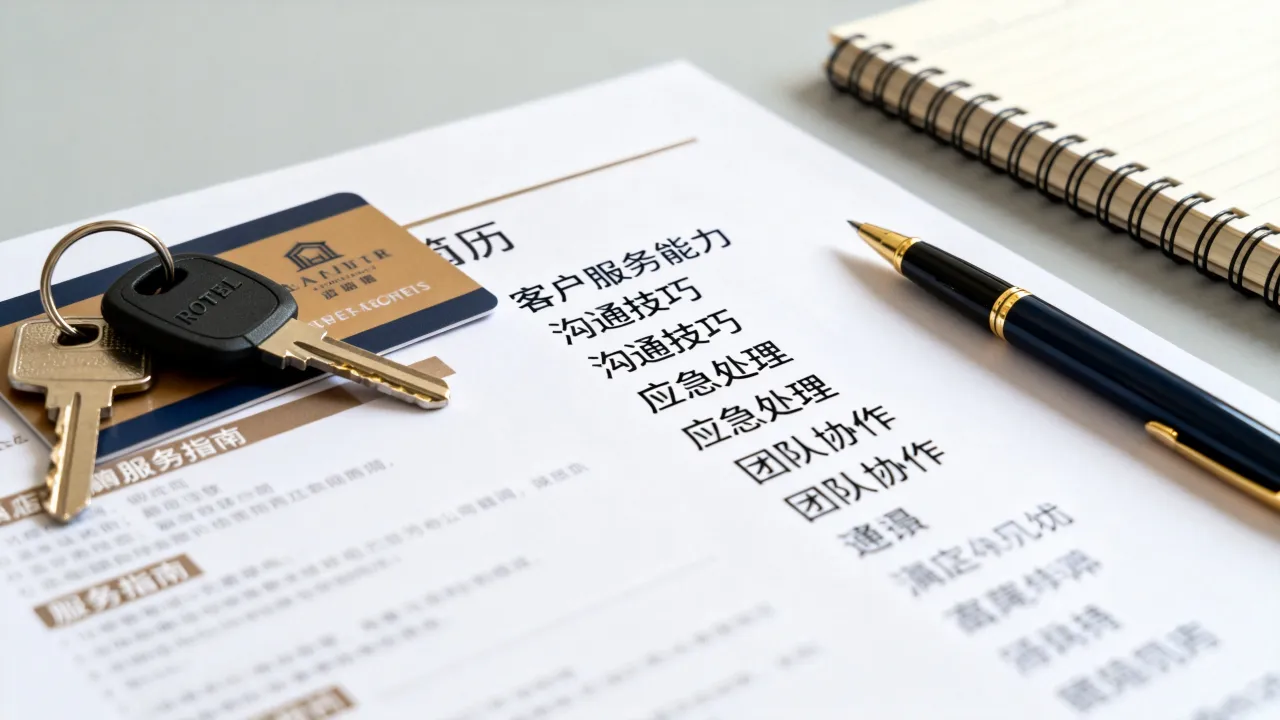 酒店简历怎么写有亮点,哪些能力最受酒店欢迎?