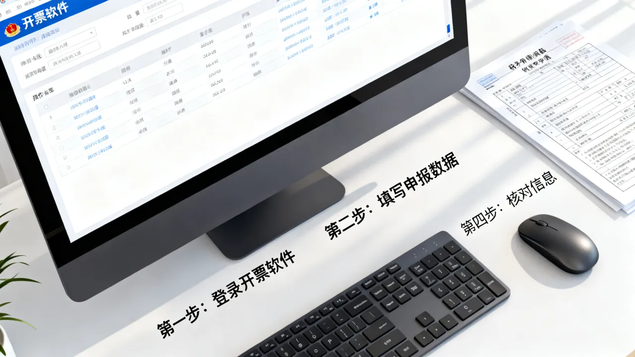 开票软件如何报税?2025年税务申报操作流程怎么做