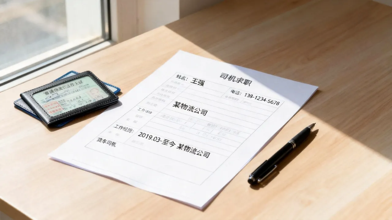 做司机简历怎么填,司机求职简历怎么写更好