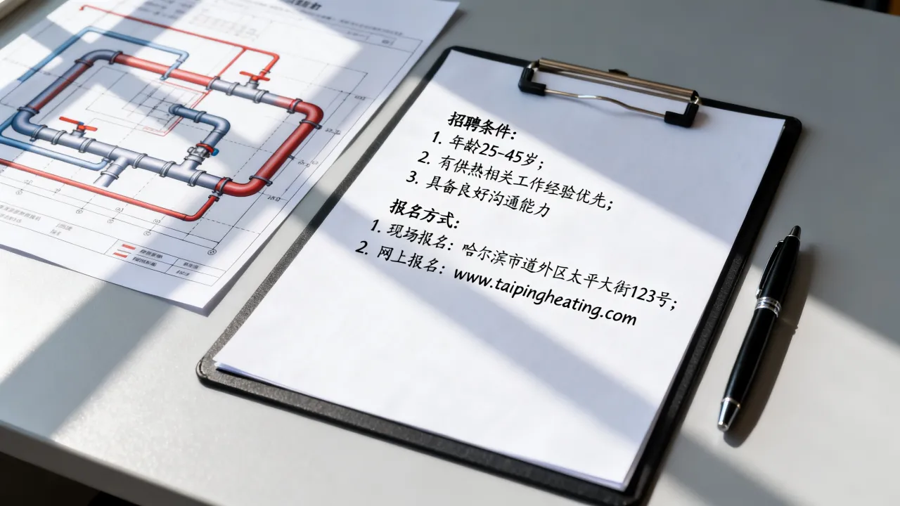 哈尔滨太平供热招聘条件有哪些,怎么报名?-图1 哈尔滨太平供热招聘条件有哪些,怎么报名?-图1