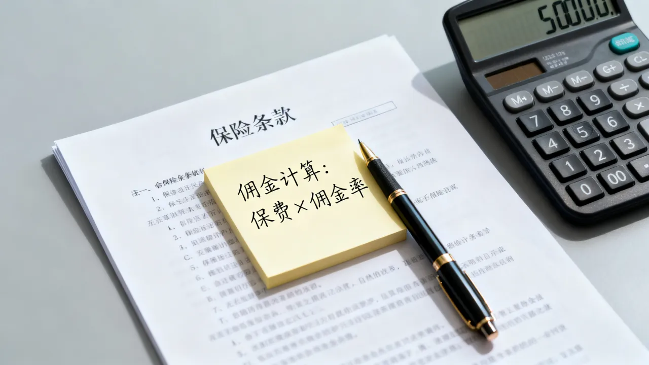 保险佣金如何计算,保险佣金怎么算出来的