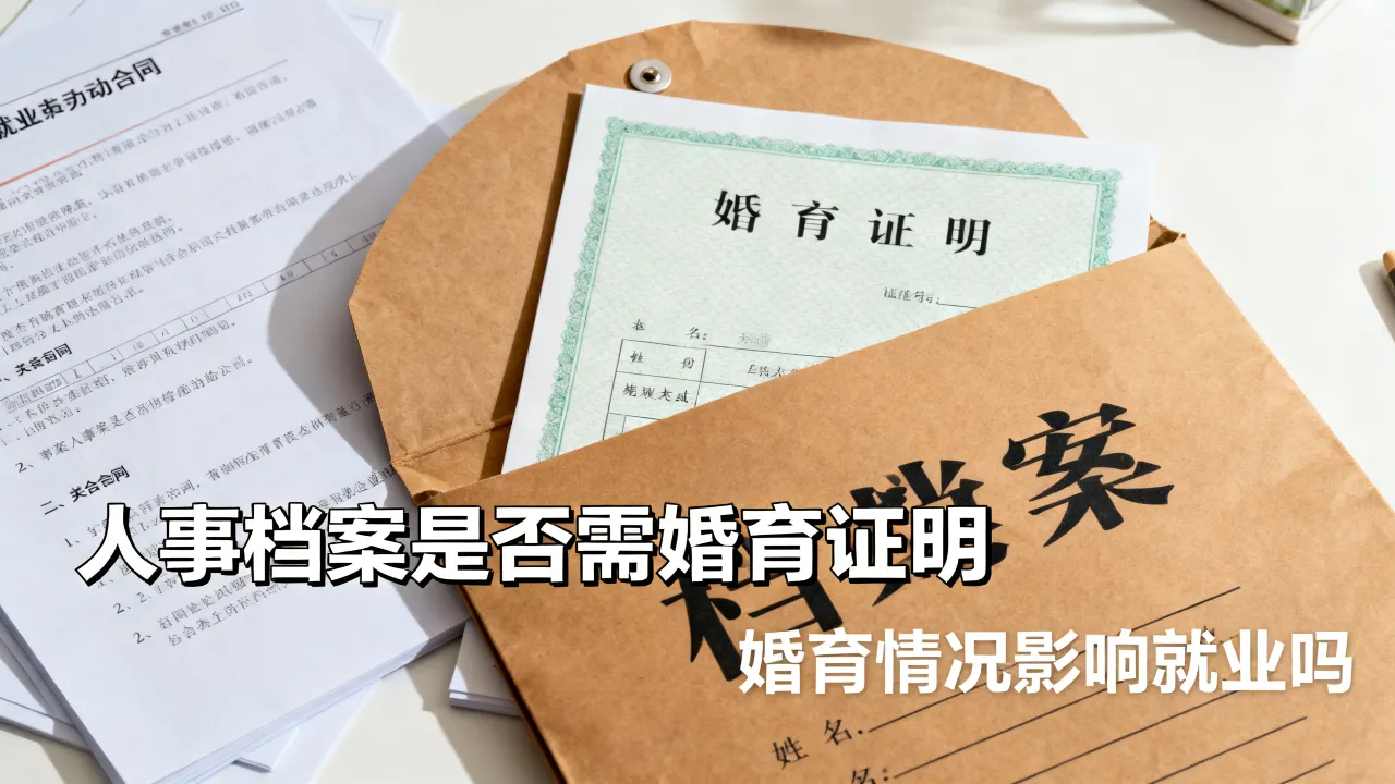 人事档案必须放入婚育证明吗,档案里婚育情况影响就业吗-图3 人事档案必须放入婚育证明吗,档案里婚育情况影响就业吗-图3