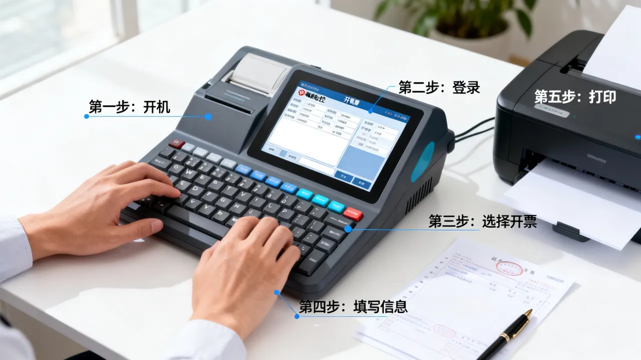 如何使用税控机，税控机怎么开票报税及操作流程-图3