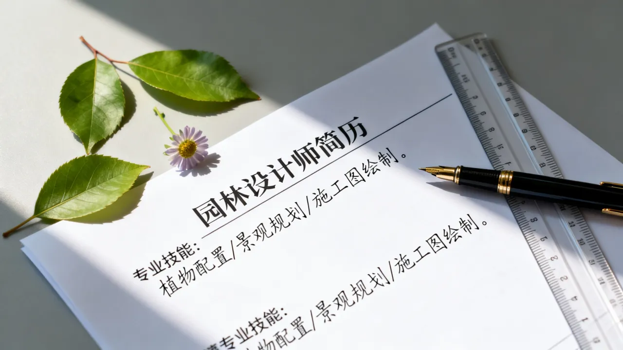 园林简历要怎么写,园林简历怎么写才能让HR眼前一亮-图2 园林简历要怎么写,园林简历怎么写才能让HR眼前一亮-图2