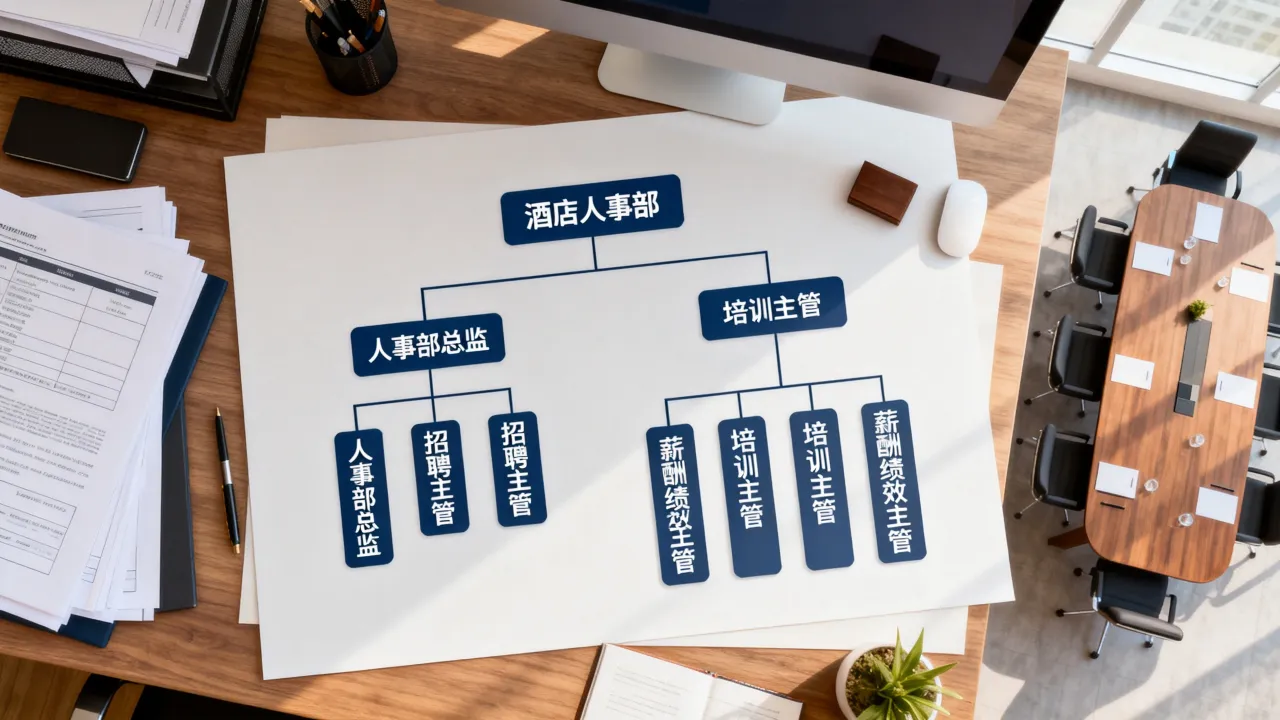 酒店人事部结构是什么,酒店人事部组织架构及岗位职责怎么设置?-图3 酒店人事部结构是什么,酒店人事部组织架构及岗位职责怎么设置?-图3