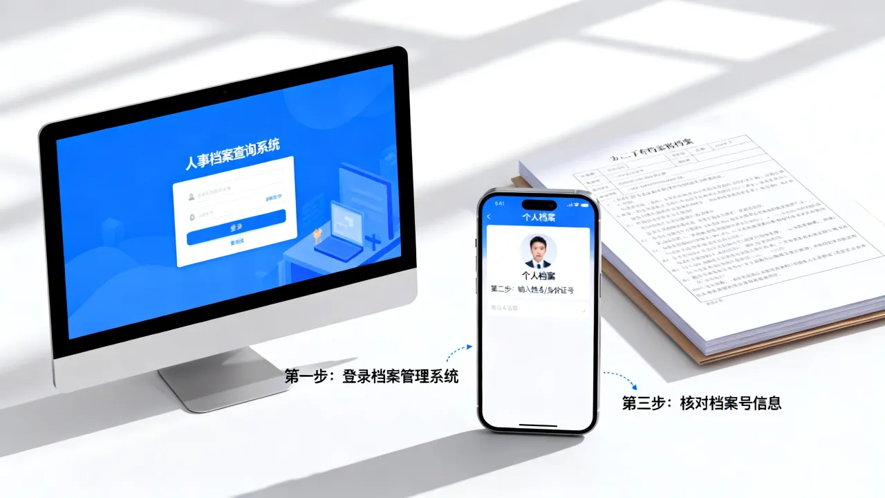 人事档案号怎么查最简单,个人查询入口和步骤详解-图3 人事档案号怎么查最简单,个人查询入口和步骤详解-图3