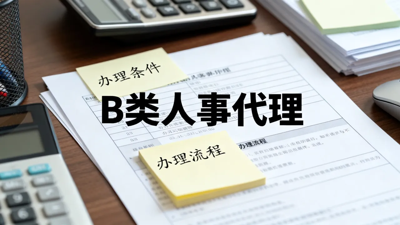 B类人事代理是什么,办理需要哪些条件和流程?-图3 B类人事代理是什么,办理需要哪些条件和流程?-图3